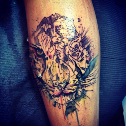 Tigre Sketch Tattoo
