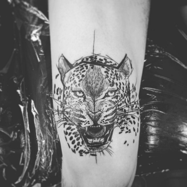 tatuagem original jaguar